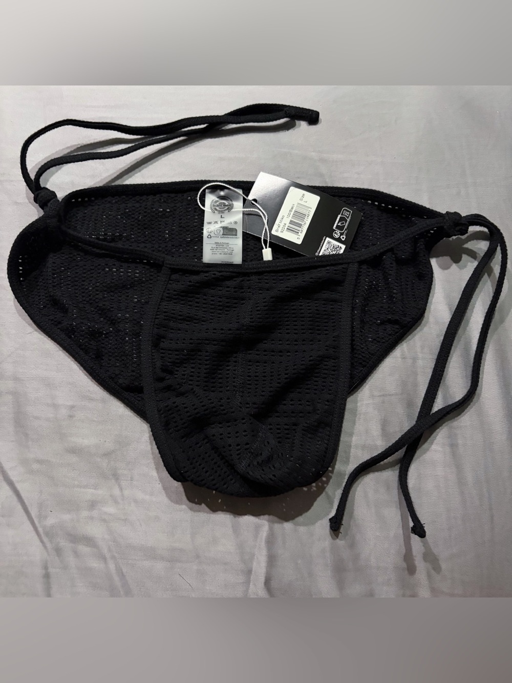 NEW Barcode Brief Miko Men Mesh Style Swim Brief Sexy Bikini Bottom Pool Beach